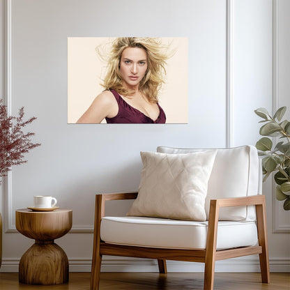 Kate Winslet Wall Art | British Actress Poster - Celebrities Poster