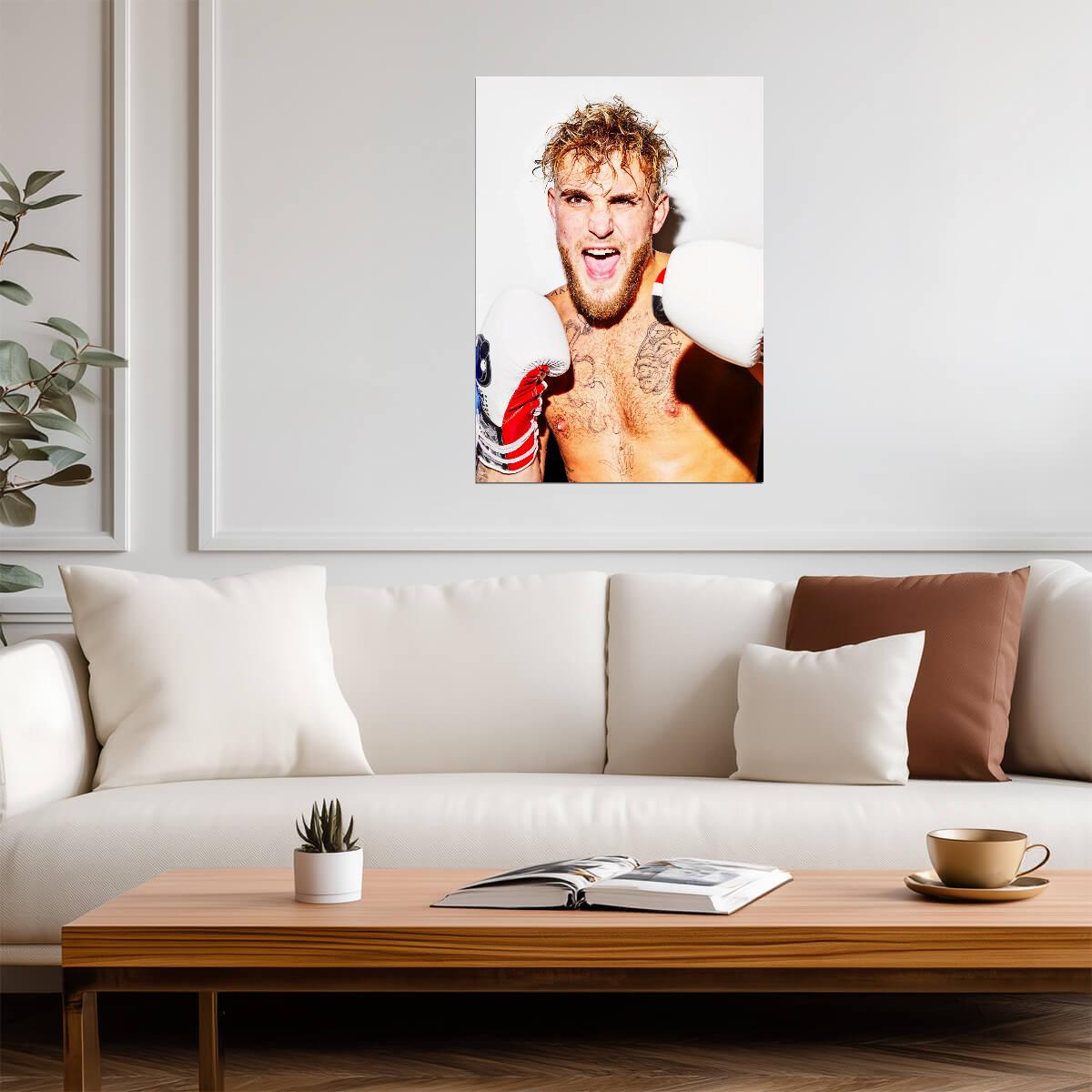 Jake Paul The Problem Child | Professional Boxing Poster | Combat Sports Wall Art - Sports Poster