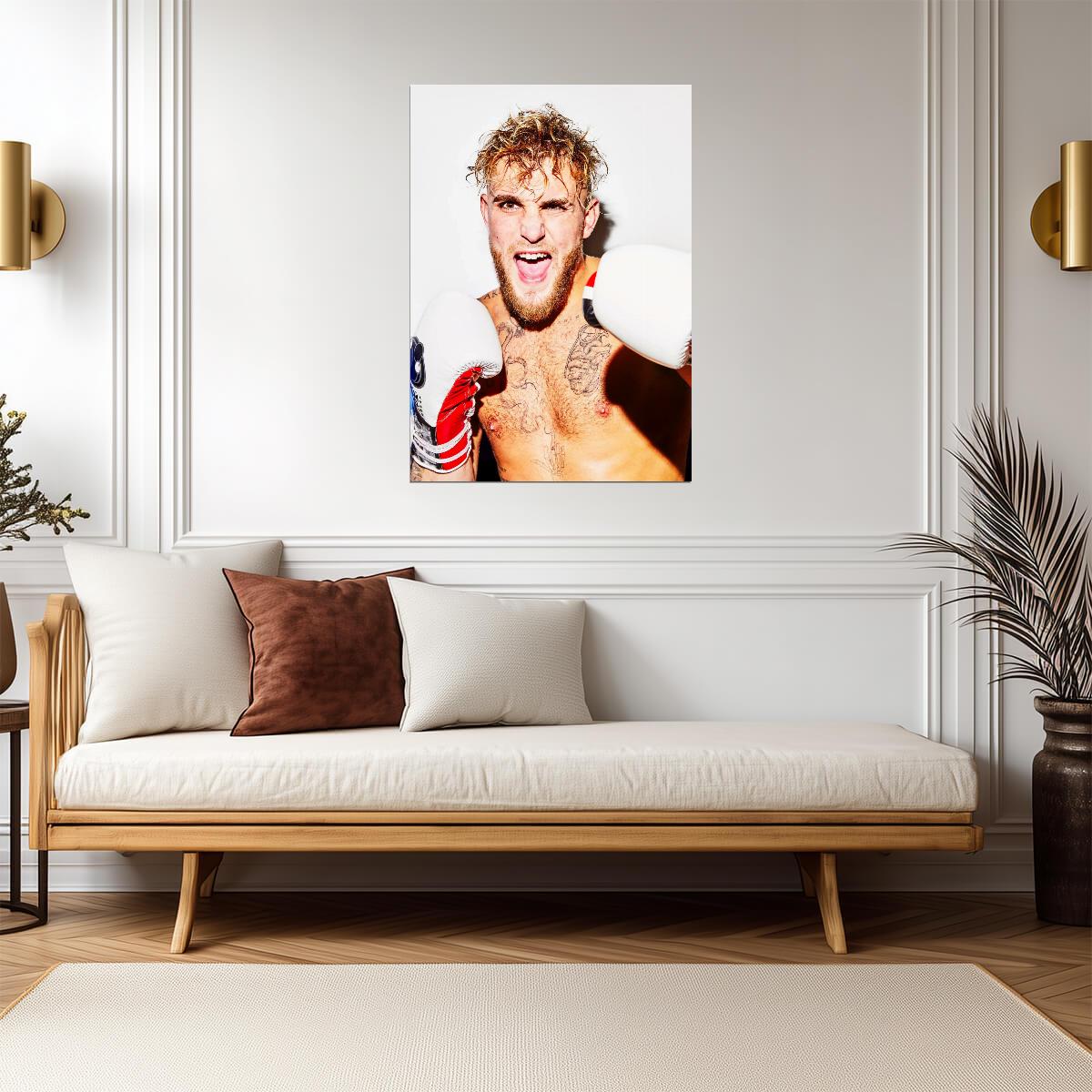 Jake Paul The Problem Child | Professional Boxing Poster | Combat Sports Wall Art - Sports Poster