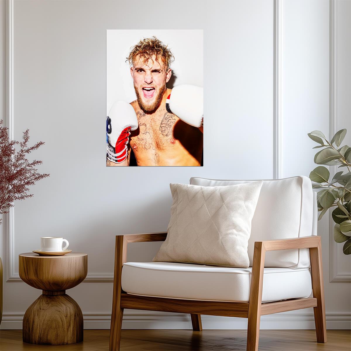 Jake Paul The Problem Child | Professional Boxing Poster | Combat Sports Wall Art - Sports Poster