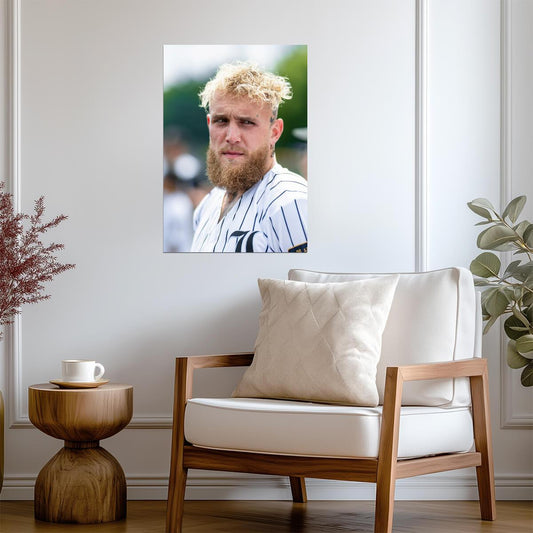 Jake Paul The Problem Child | Boxing Portrait Poster | Combat Sports Wall Art - Sports Poster
