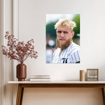 Jake Paul The Problem Child | Boxing Portrait Poster | Combat Sports Wall Art - Sports Poster