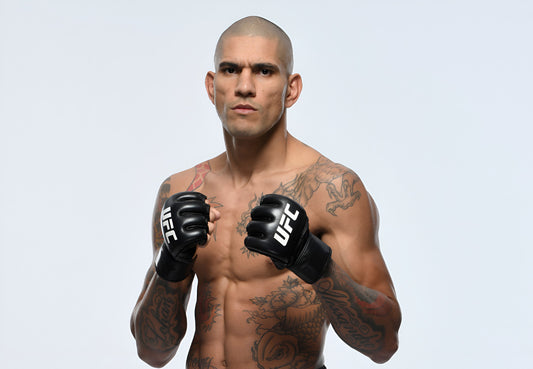 Alex Pereira Fighting Stance Studio | UFC Poster | Poatan MMA Decor - Sports Poster