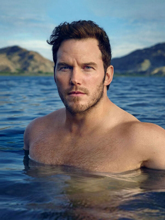 Chris Pratt | Leading Man Art | Film Fan Gift Poster - Celebrities Poster