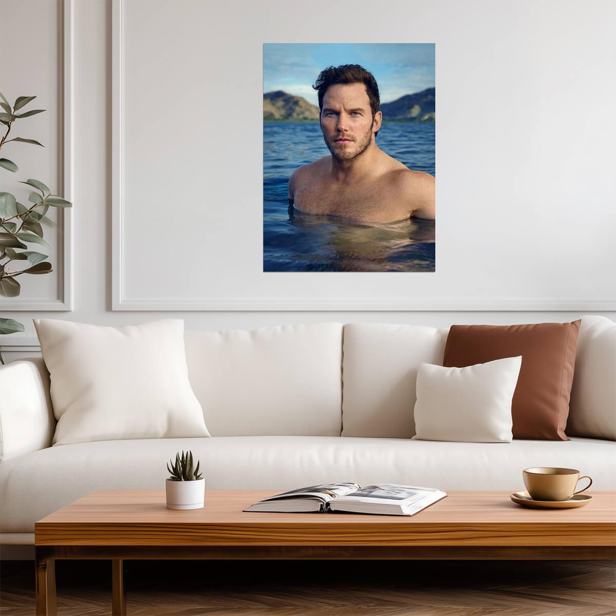 Chris Pratt | Leading Man Art | Film Fan Gift Poster - Celebrities Poster