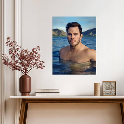 Chris Pratt | Leading Man Art | Film Fan Gift Poster - Celebrities Poster