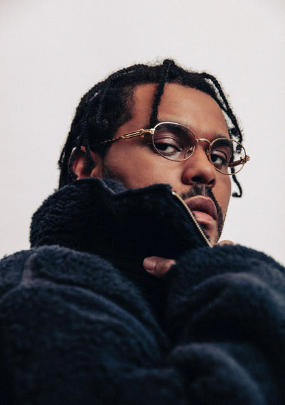 The Weeknd Glasses & Dreads | Abel Tesfaye Close Up | R&B Singer Poster - Music Poster