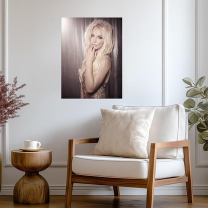 Britney Spears | Pop Legend Photoshoot | Glamorous Music Poster - Music Poster