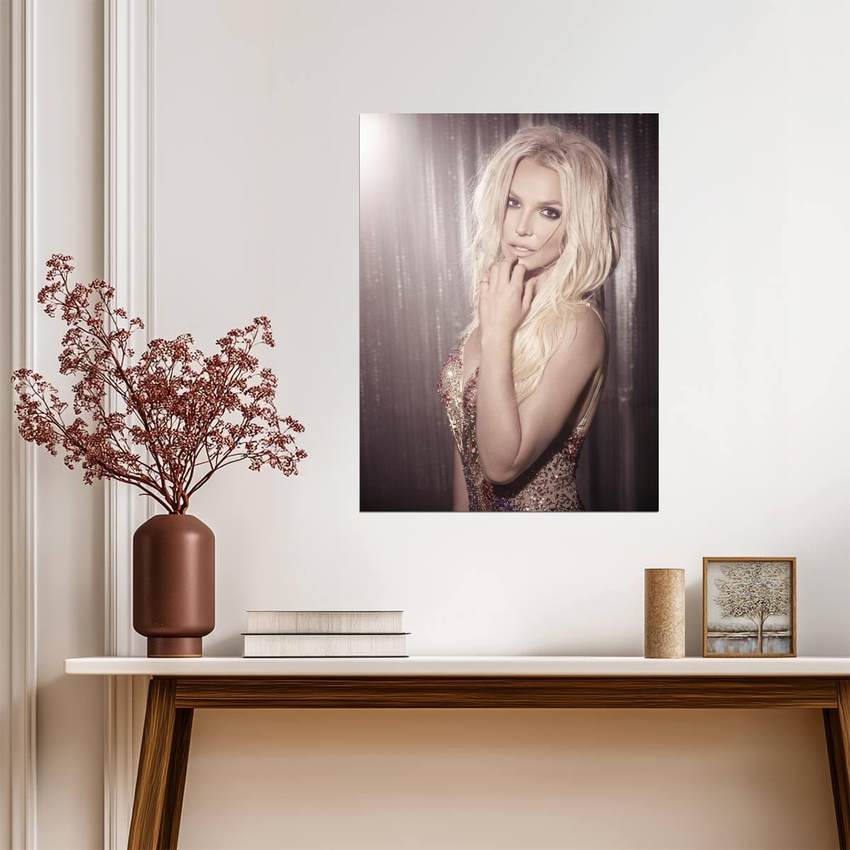 Britney Spears | Pop Legend Photoshoot | Glamorous Music Poster - Music Poster