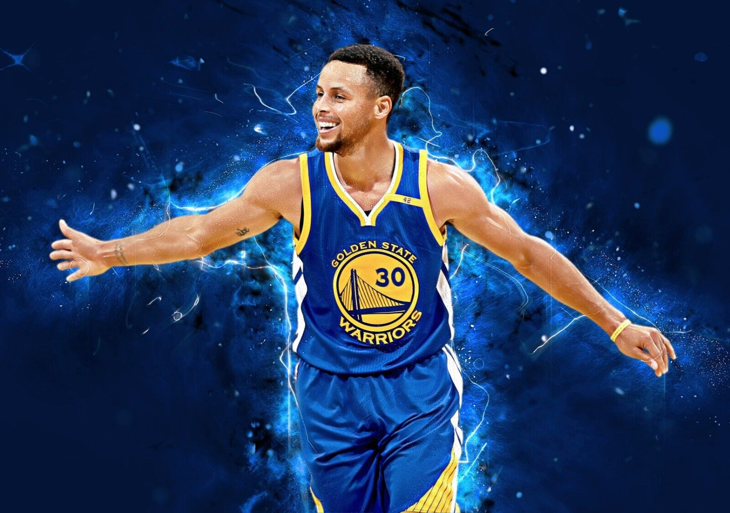 Stephen Curry Golden State Warriors | Dynamic Basketball Poster | Sports Legend Art - Sports Poster