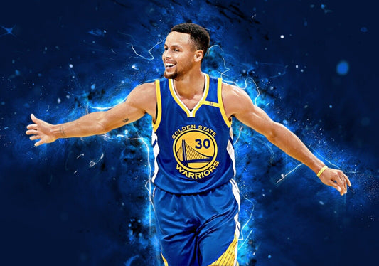 Stephen Curry Golden State Warriors | Dynamic Basketball Poster | Sports Legend Art - Sports Poster
