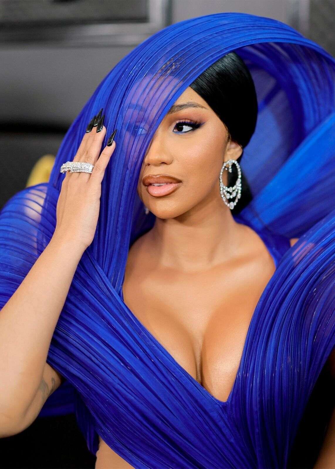Cardi B | Colorful Portrait | Pop Culture Poster - Music Poster