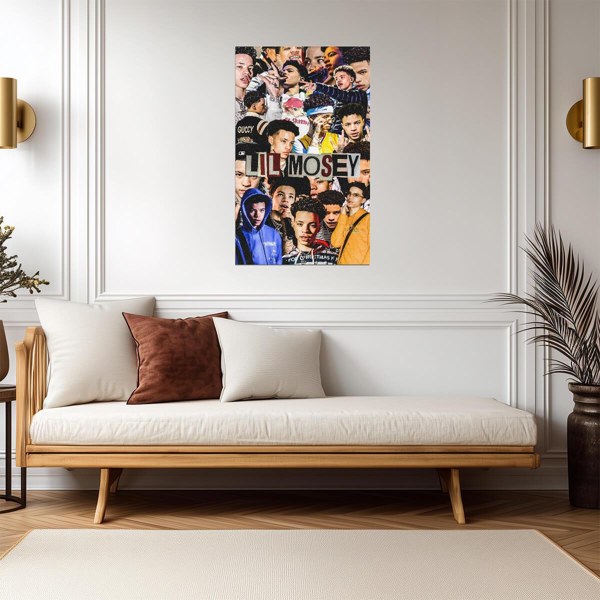 Lil Mosey Poster | Graphic Art Rap Print - Music Poster