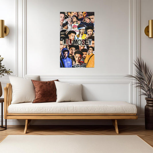 Lil Mosey Poster | Graphic Art Rap Print - Music Poster