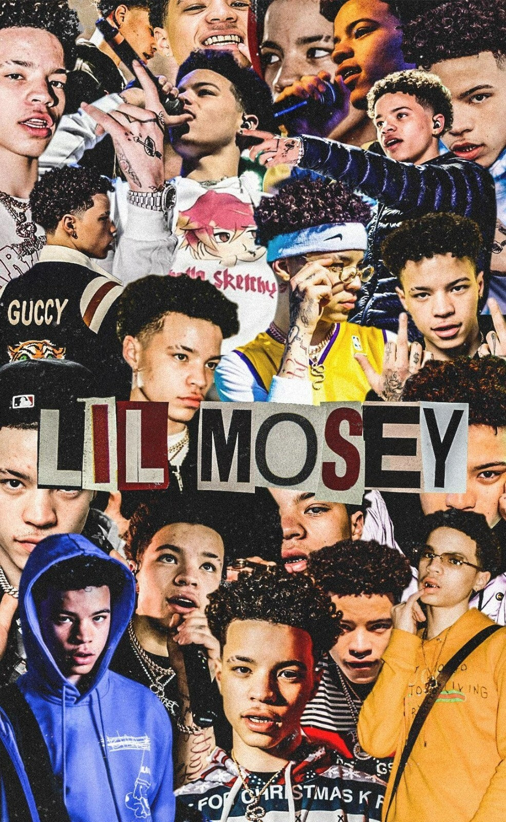 Lil Mosey Poster | Graphic Art Rap Print - Music Poster
