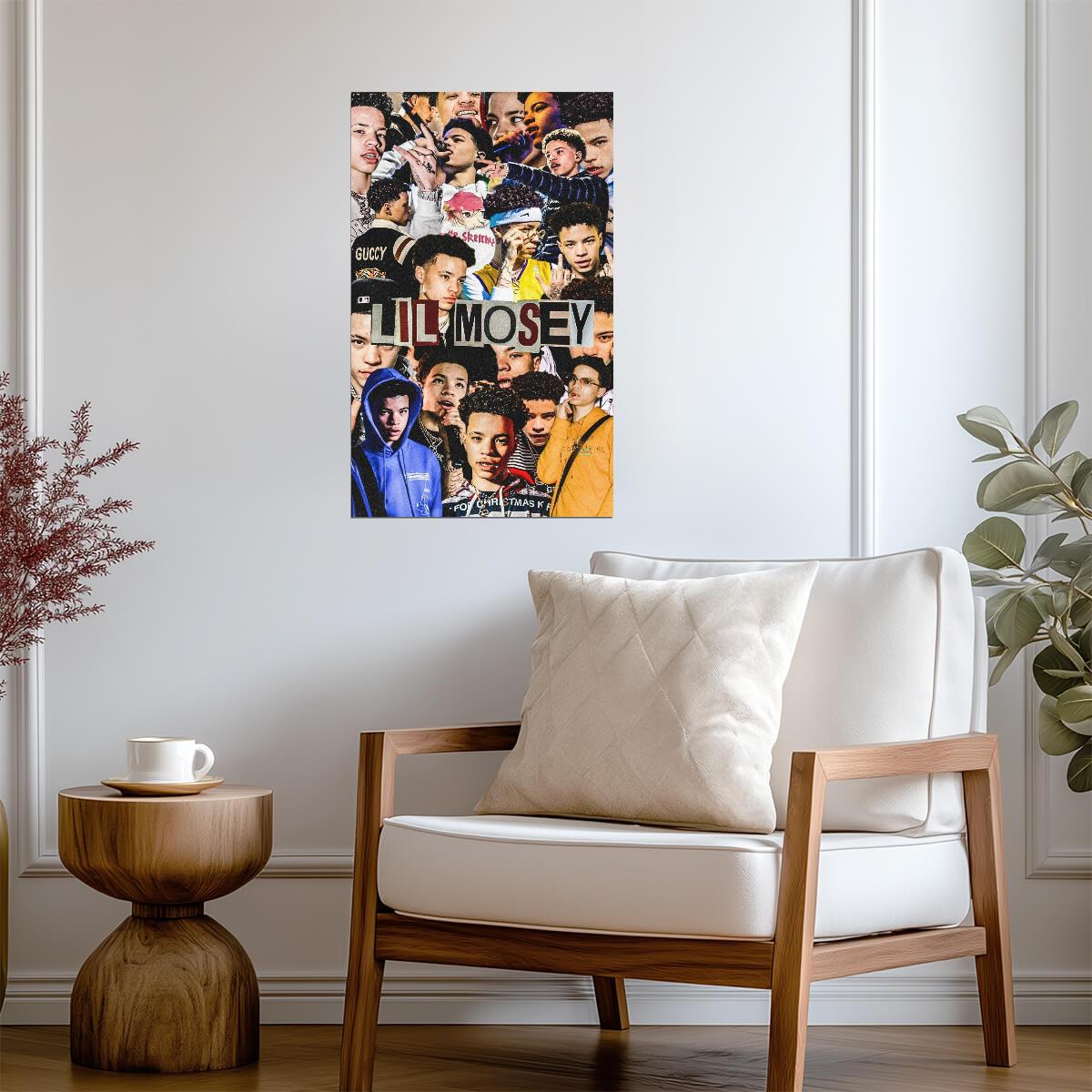 Lil Mosey Poster | Graphic Art Rap Print - Music Poster