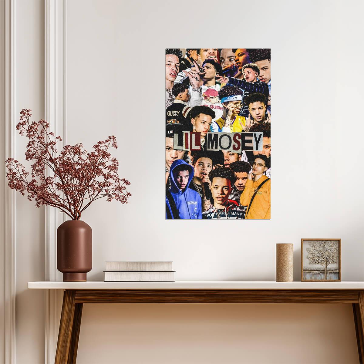 Lil Mosey Poster | Graphic Art Rap Print - Music Poster