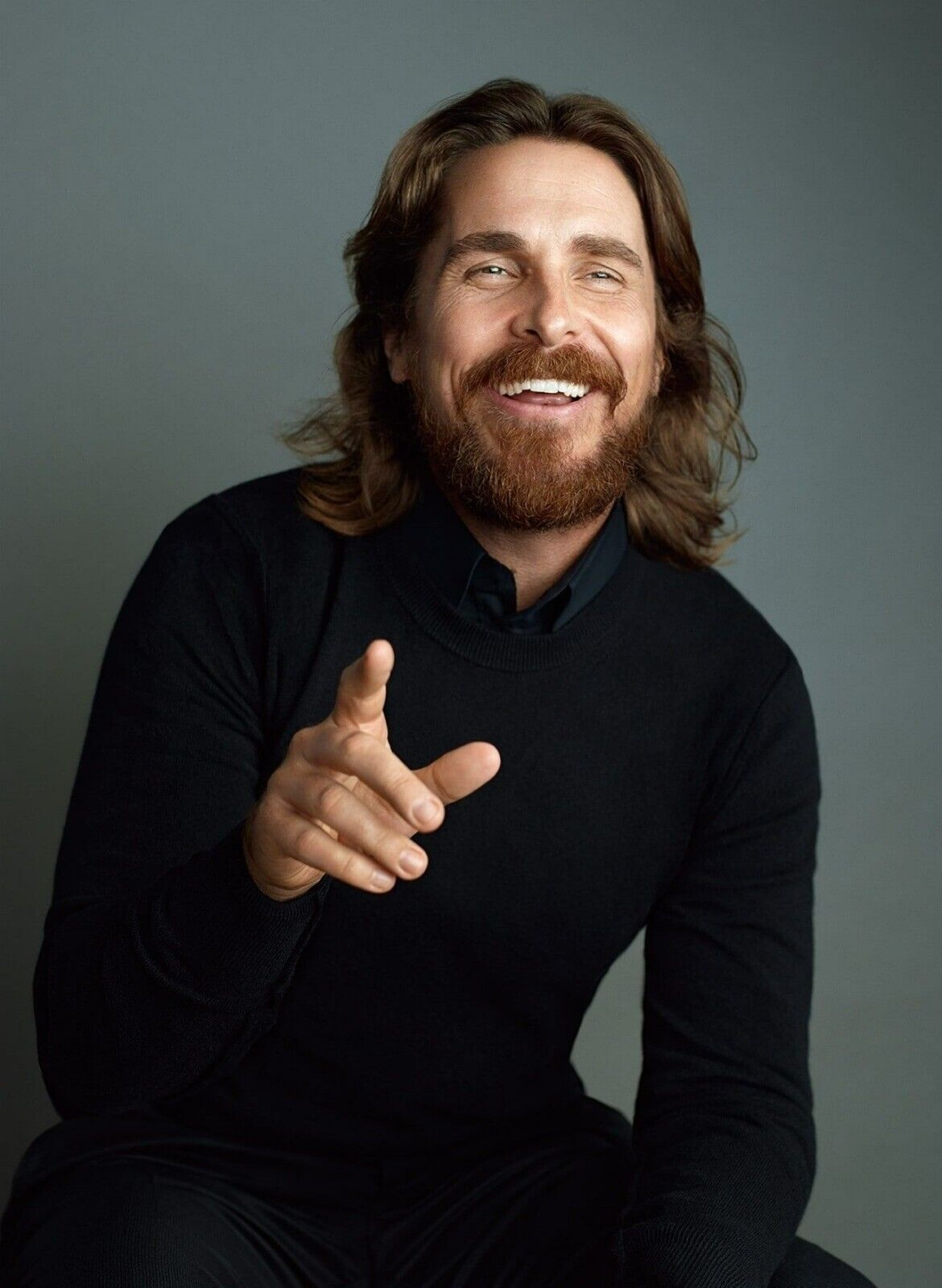Christian Bale Portrait Photo | Actor Poster | Celebrity Wall Art - Celebrities Poster