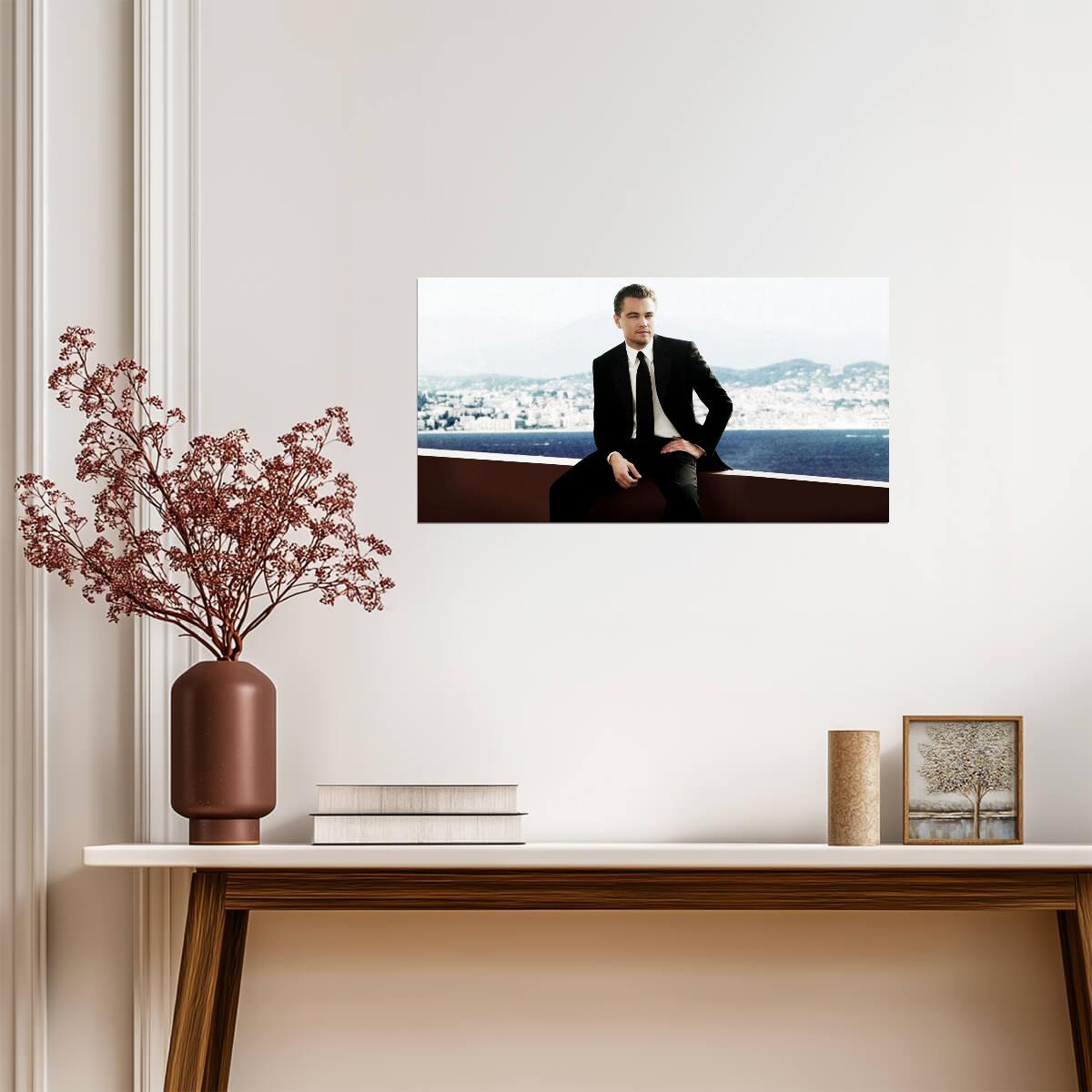 Leonardo DiCaprio Poster | Actor Vintage Print - Celebrities Poster