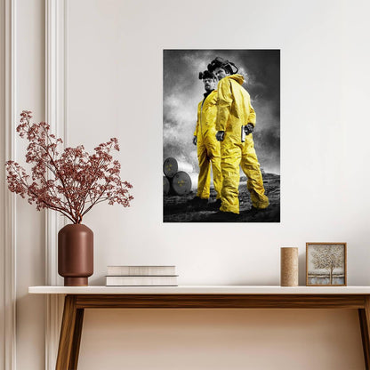 Breaking Bad Walter White & Jesse Pinkman | TV Show Poster | Iconic Crime Drama Art - Movies & TV Poster