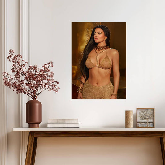 Kylie Jenner Print | Sexy Fashion Model Poster - Celebrities Poster