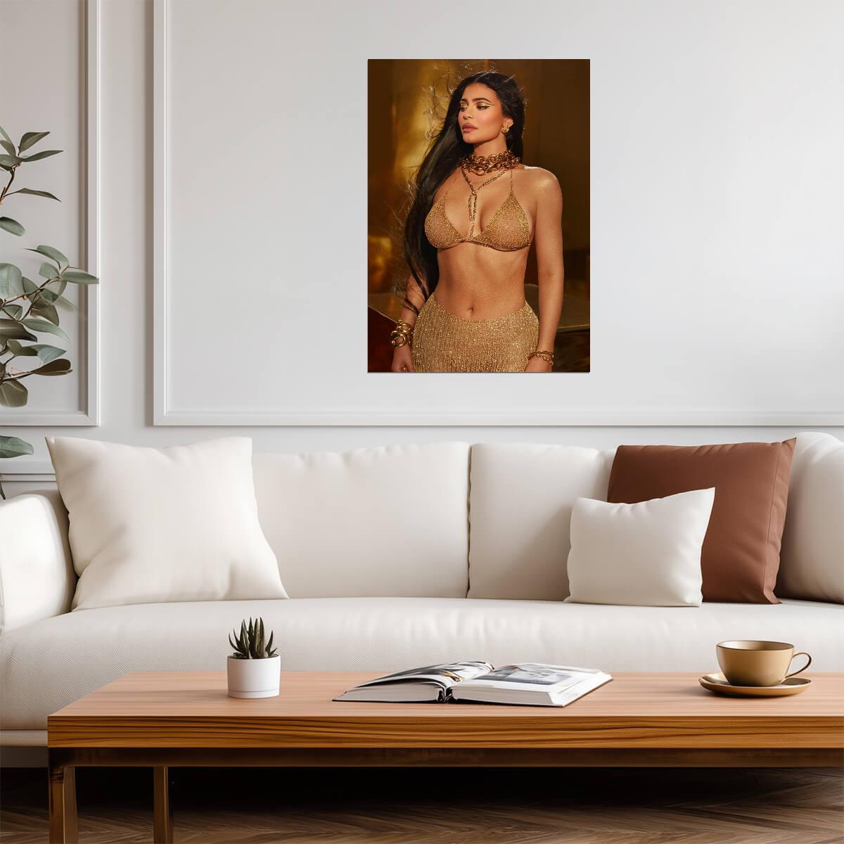 Kylie Jenner Print | Sexy Fashion Model Poster - Celebrities Poster