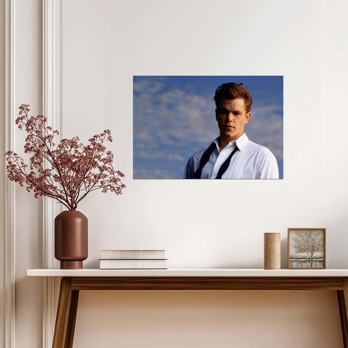 Matt Damon Print | Actor Poster - Celebrities Poster
