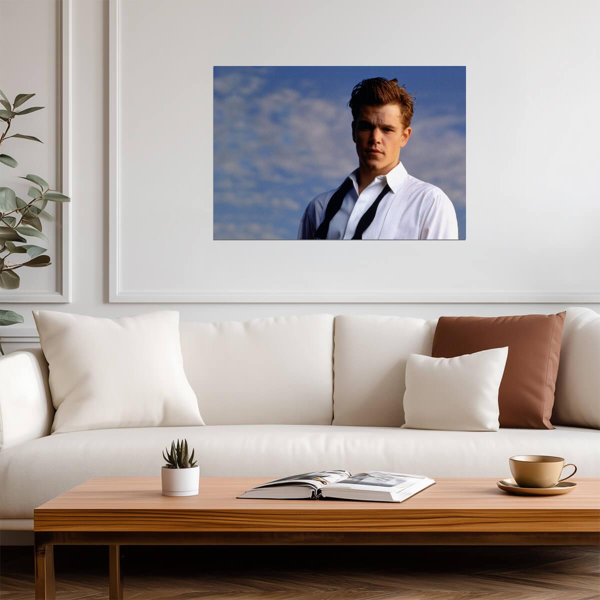 Matt Damon Print | Actor Poster - Celebrities Poster