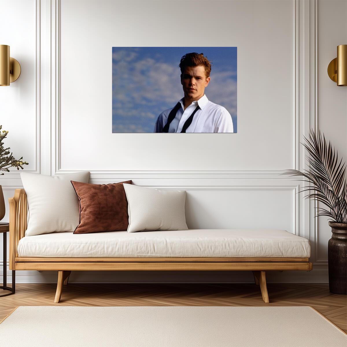 Matt Damon Print | Actor Poster - Celebrities Poster
