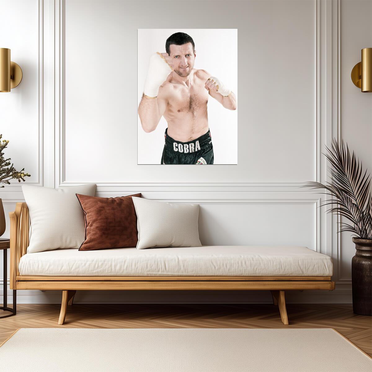Carl Froch The Cobra | Boxing Poster | British Boxing Legend Print - Sports Poster