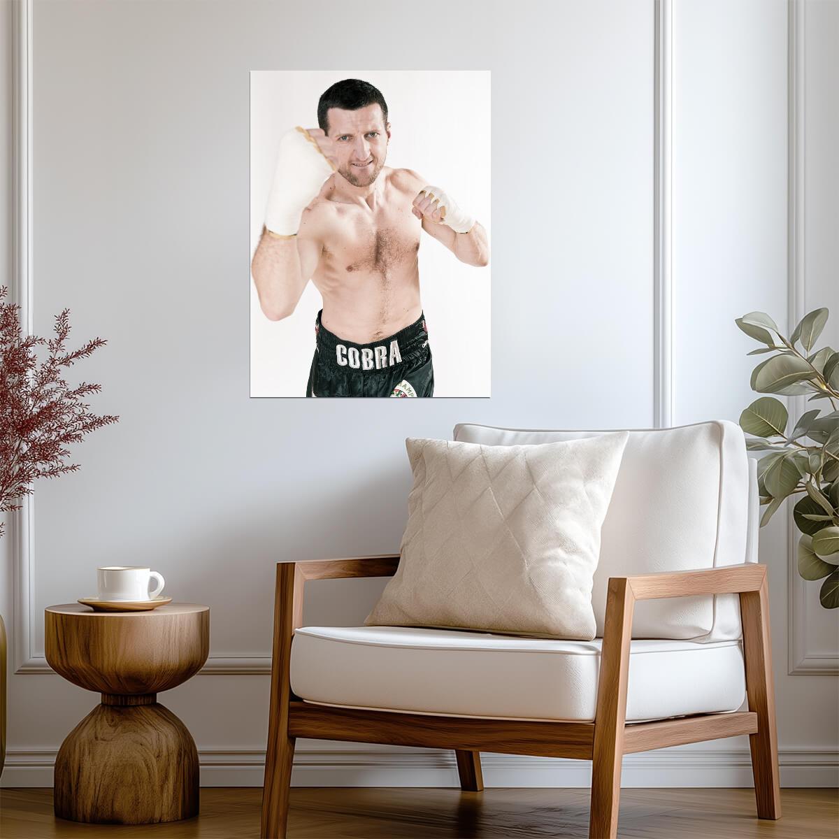 Carl Froch The Cobra | Boxing Poster | British Boxing Legend Print - Sports Poster