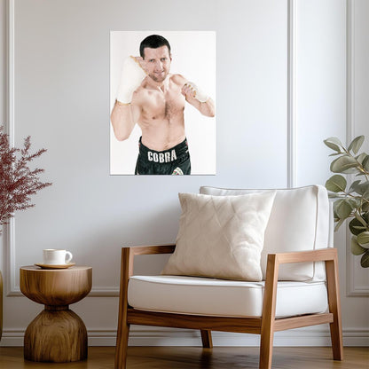 Carl Froch The Cobra | Boxing Poster | British Boxing Legend Print - Sports Poster