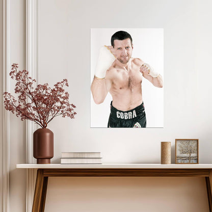 Carl Froch The Cobra | Boxing Poster | British Boxing Legend Print - Sports Poster