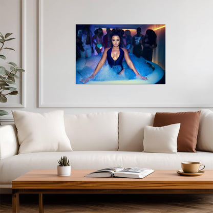 Demi Lovato | Cool Tone Photo | Musician Poster - Music Poster