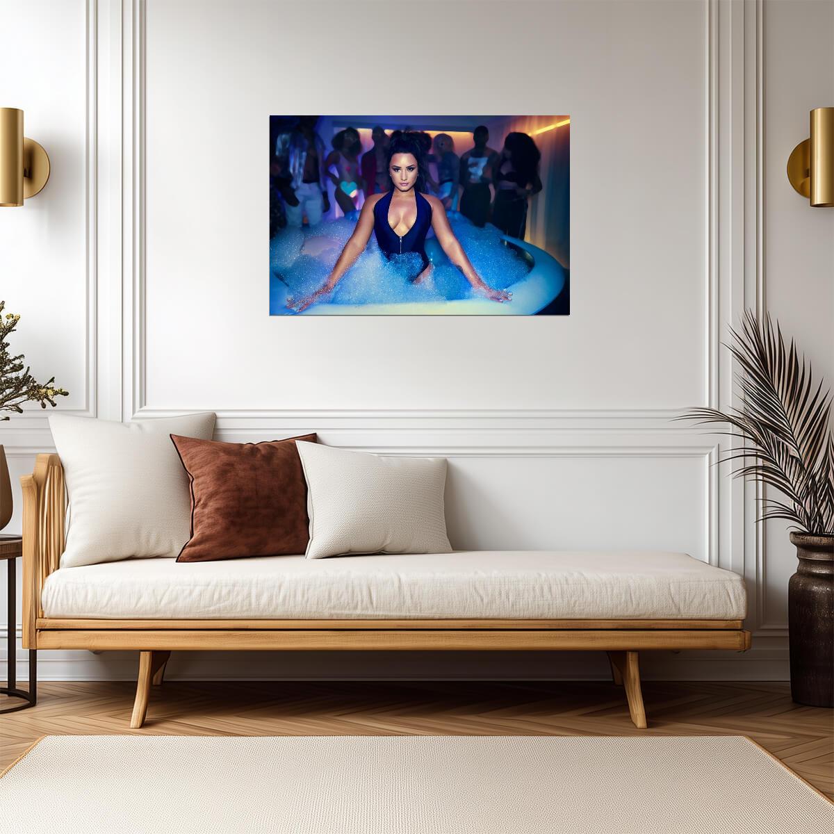 Demi Lovato | Cool Tone Photo | Musician Poster - Music Poster