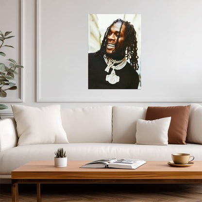 Burna Boy | Grammy Winner Art | Musician Poster - Music Poster