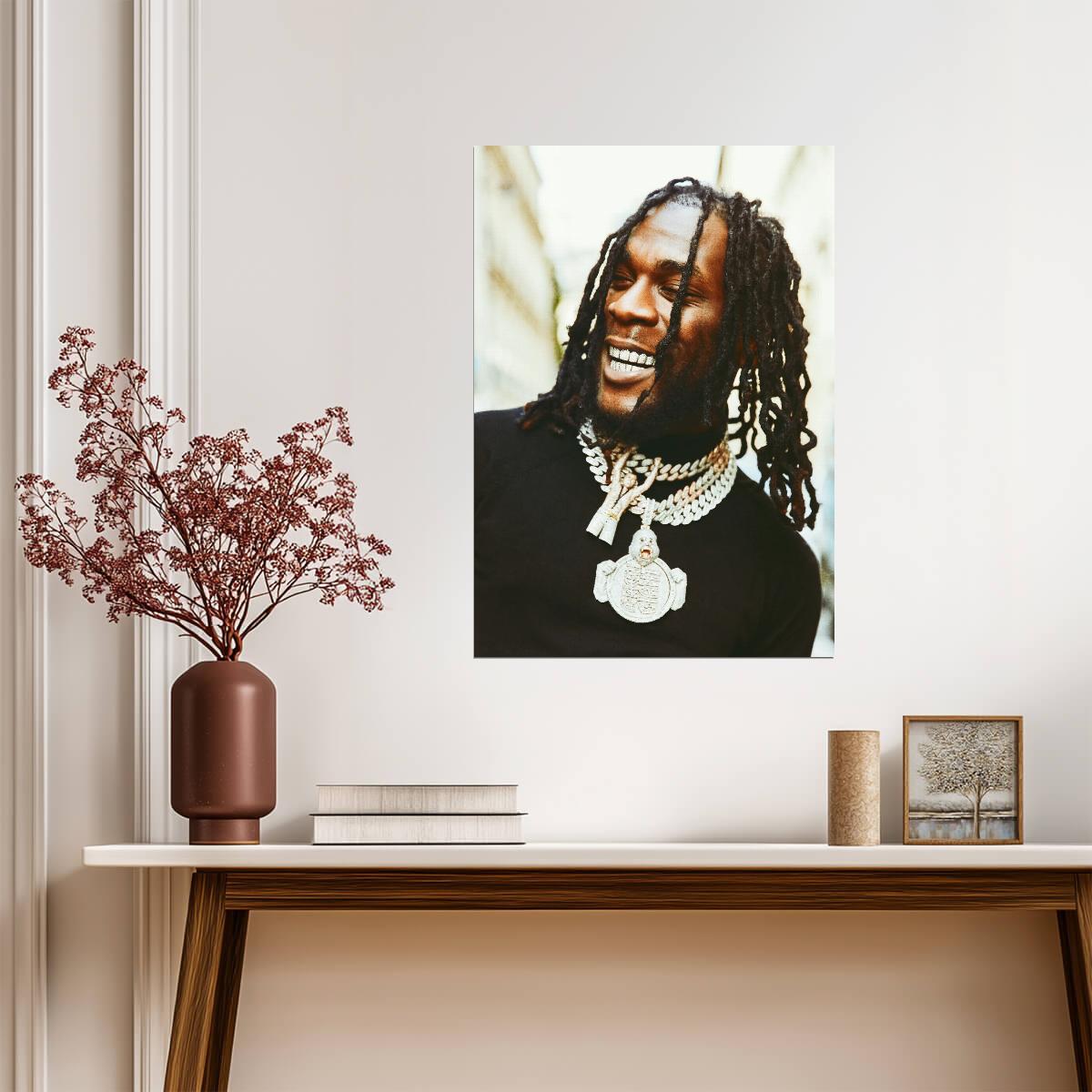 Burna Boy | Grammy Winner Art | Musician Poster - Music Poster