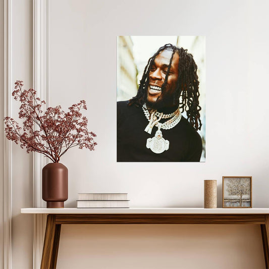 Burna Boy | Grammy Winner Art | Musician Poster - Music Poster