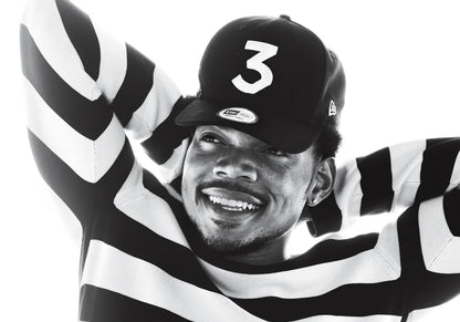 Chance The Rapper | Black and White Art | Music Poster - Music Poster