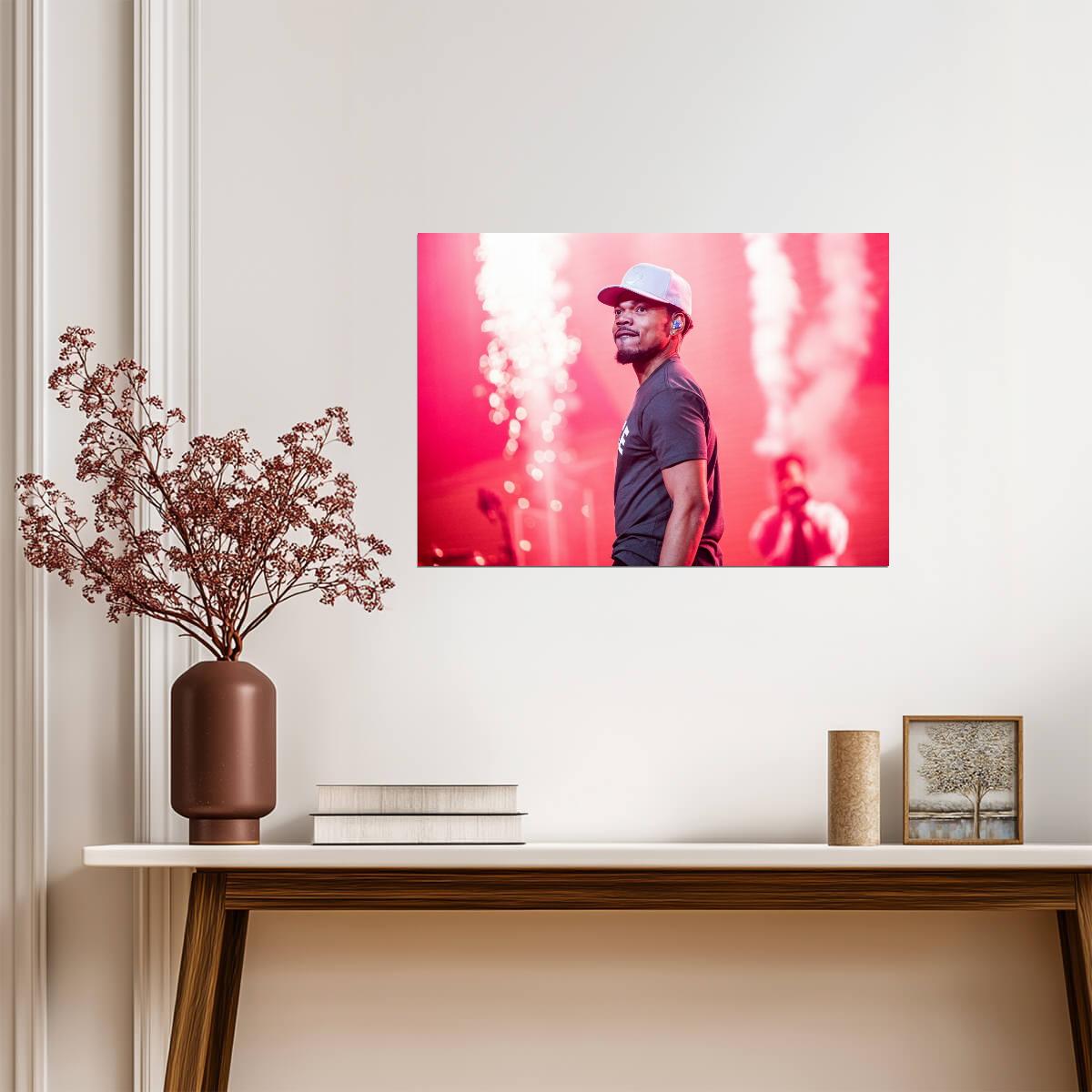 Chance The Rapper Live | Concert Art | Musician Poster - Music Poster