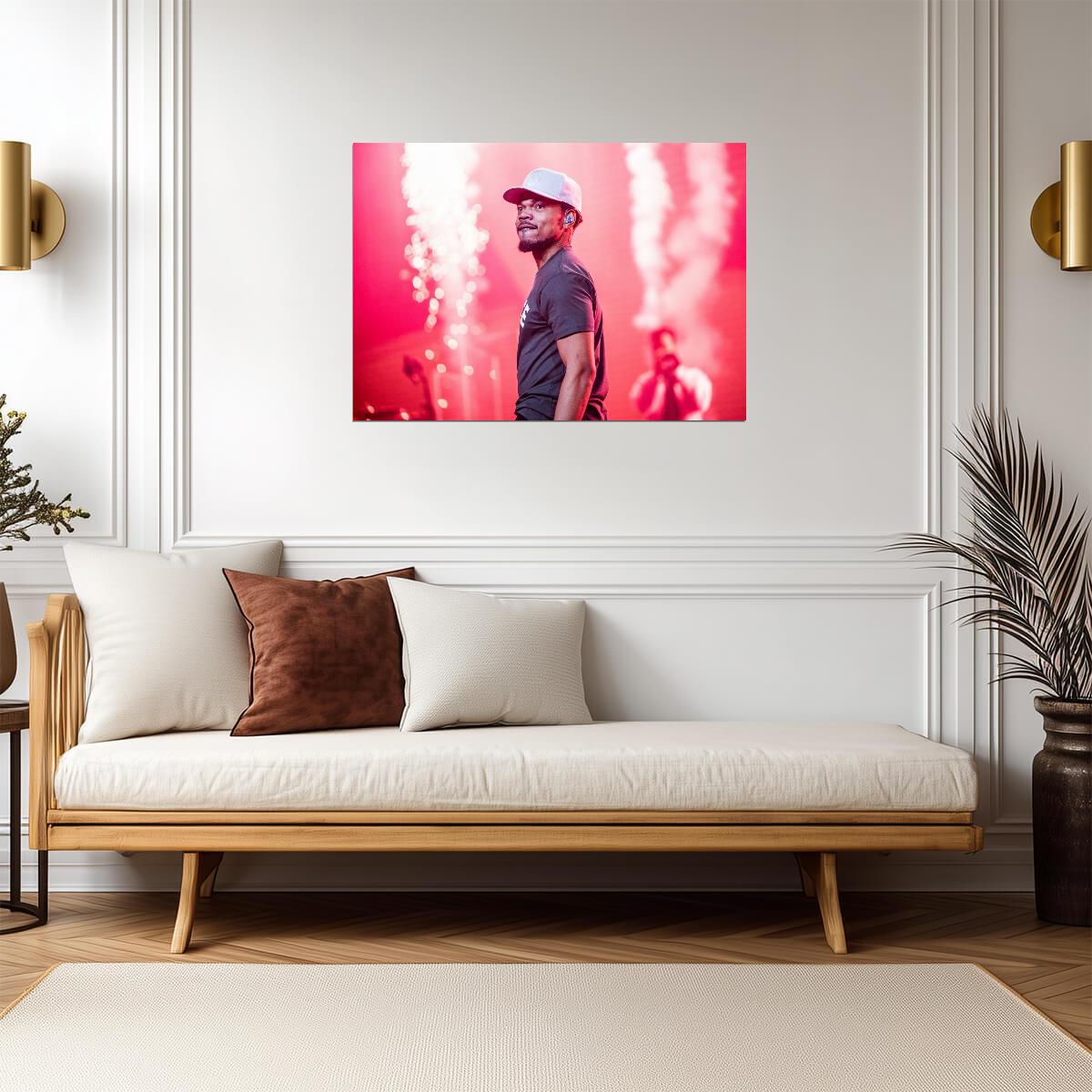 Chance The Rapper Live | Concert Art | Musician Poster - Music Poster
