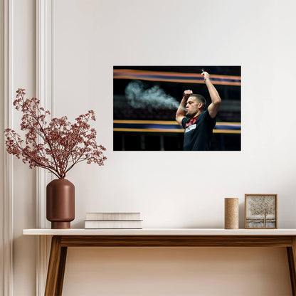 Nate Diaz UFC Post Fight | MMA Fighter Poster | Combat Sports Wall Art - Sports Poster