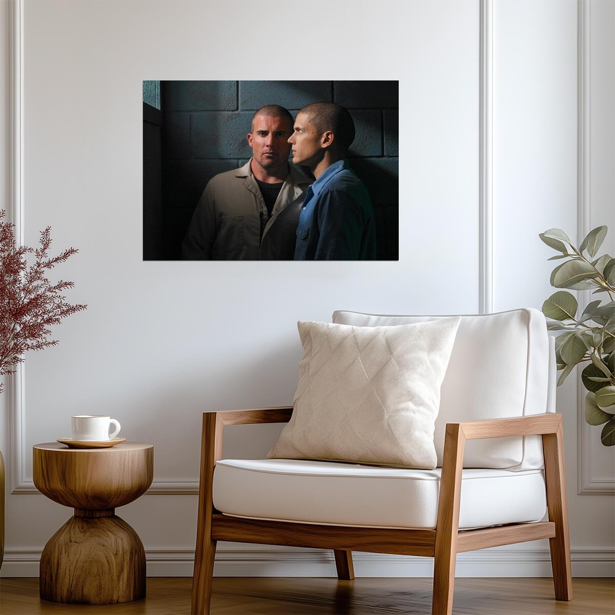 Prison Break Michael Scofield & Lincoln Burrows | Brothers Portrait | Crime TV Show Poster - Movies & TV Poster