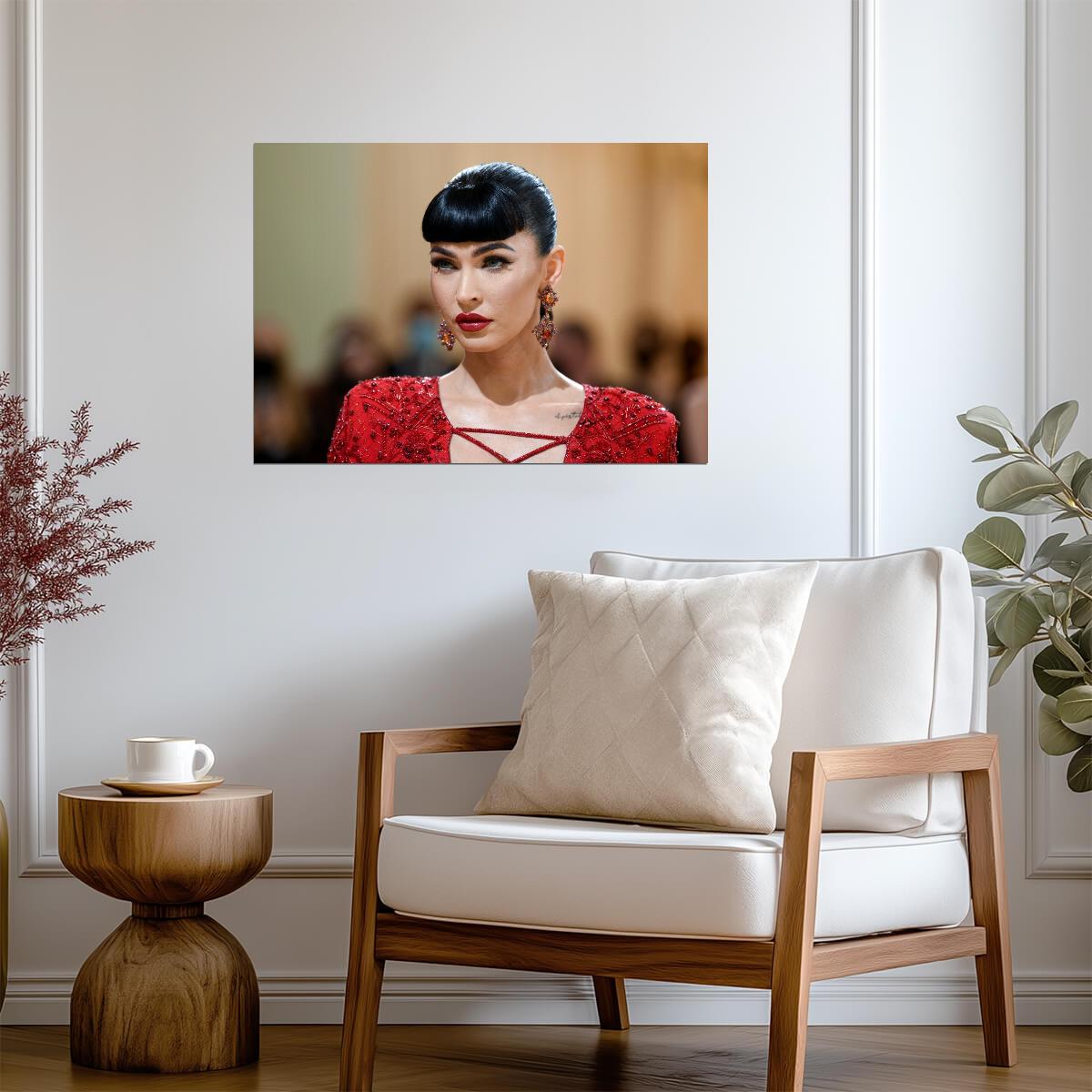 Megan Fox Met Gala 2021 | Red Carpet Fashion Poster | Modern Celebrity Wall Art - Celebrities Poster