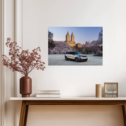 Land Rover Range Rover Velar | Luxury SUV Poster | New York City Central Park Spring - Cars Poster
