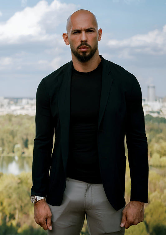 Andrew Tate Portrait | Modern Celebrity Poster | Motivational Wall Art - Celebrities Poster