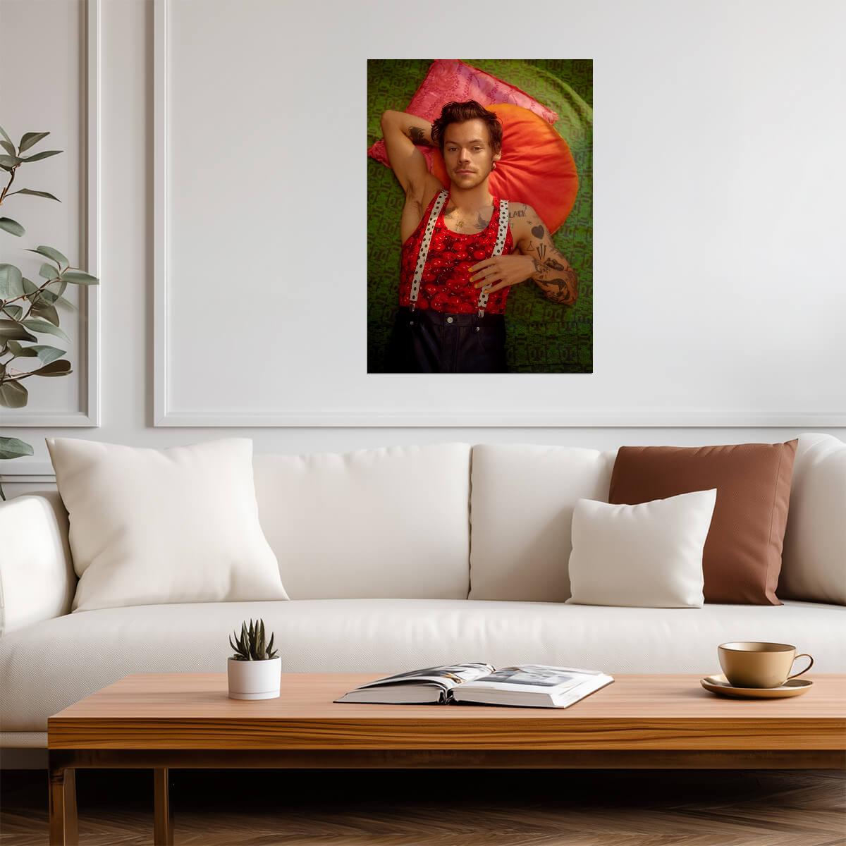 Harry Styles Fine Line Era | Music Photoshoot Poster | Modern Pop Icon Art - Music Poster