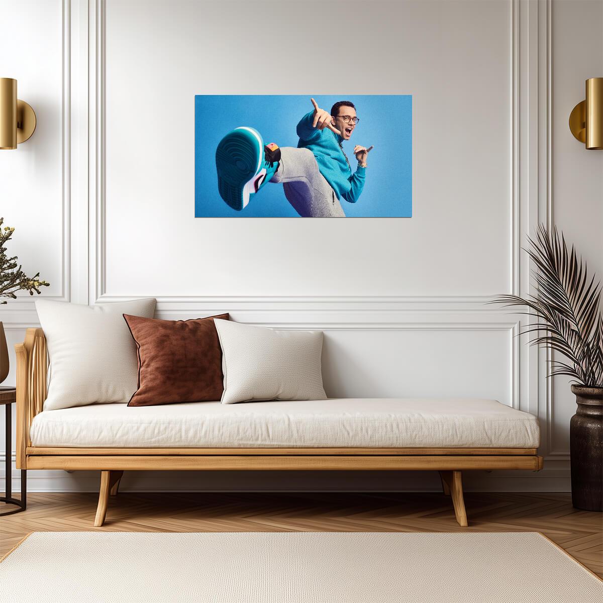 Logic Poster | Rapper Wall Art - Music Poster