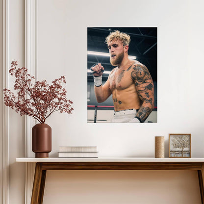 Jake Paul The Problem Child | Boxing Training Poster | Motivational Combat Sports Art - Sports Poster