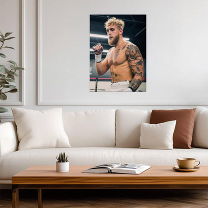 Jake Paul The Problem Child | Boxing Training Poster | Motivational Combat Sports Art - Sports Poster